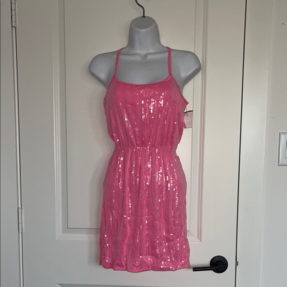 Clearance Sale ☄️NWT! Aeropostale Pink Sequin Dress Size XS